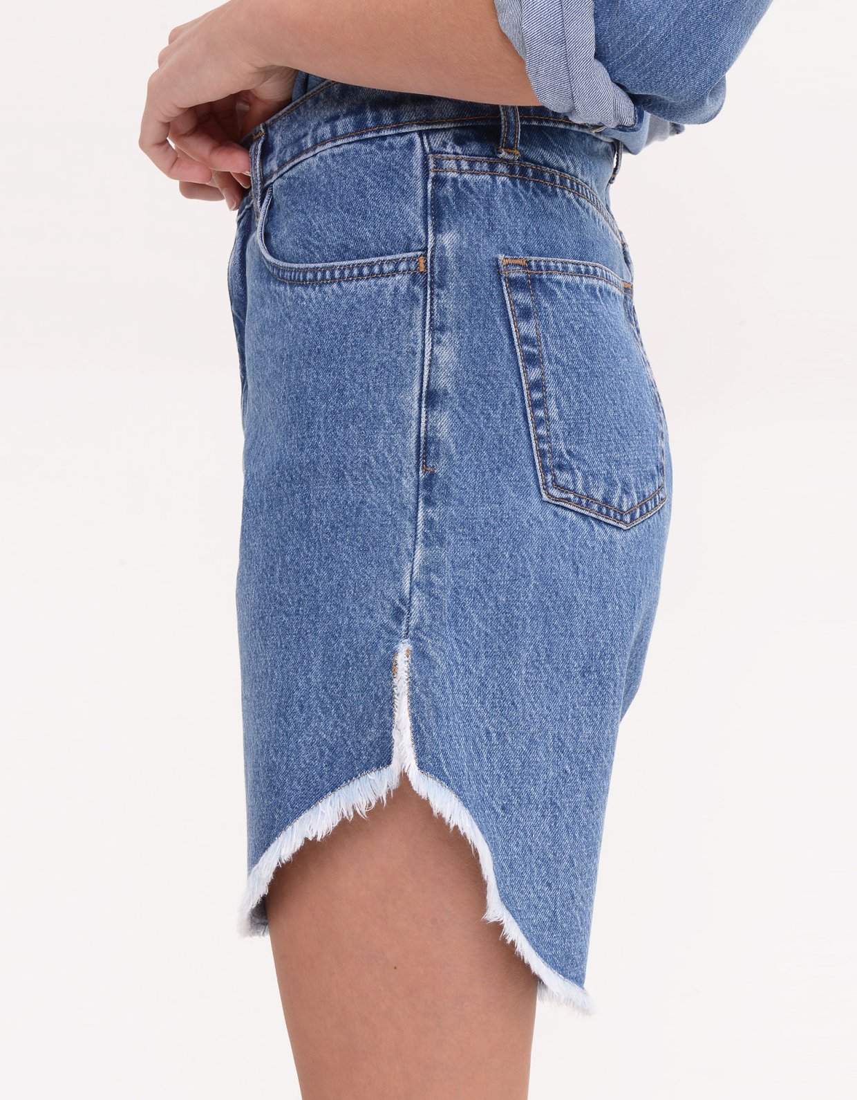 Sac Jeans Olivia bermuda mid blue