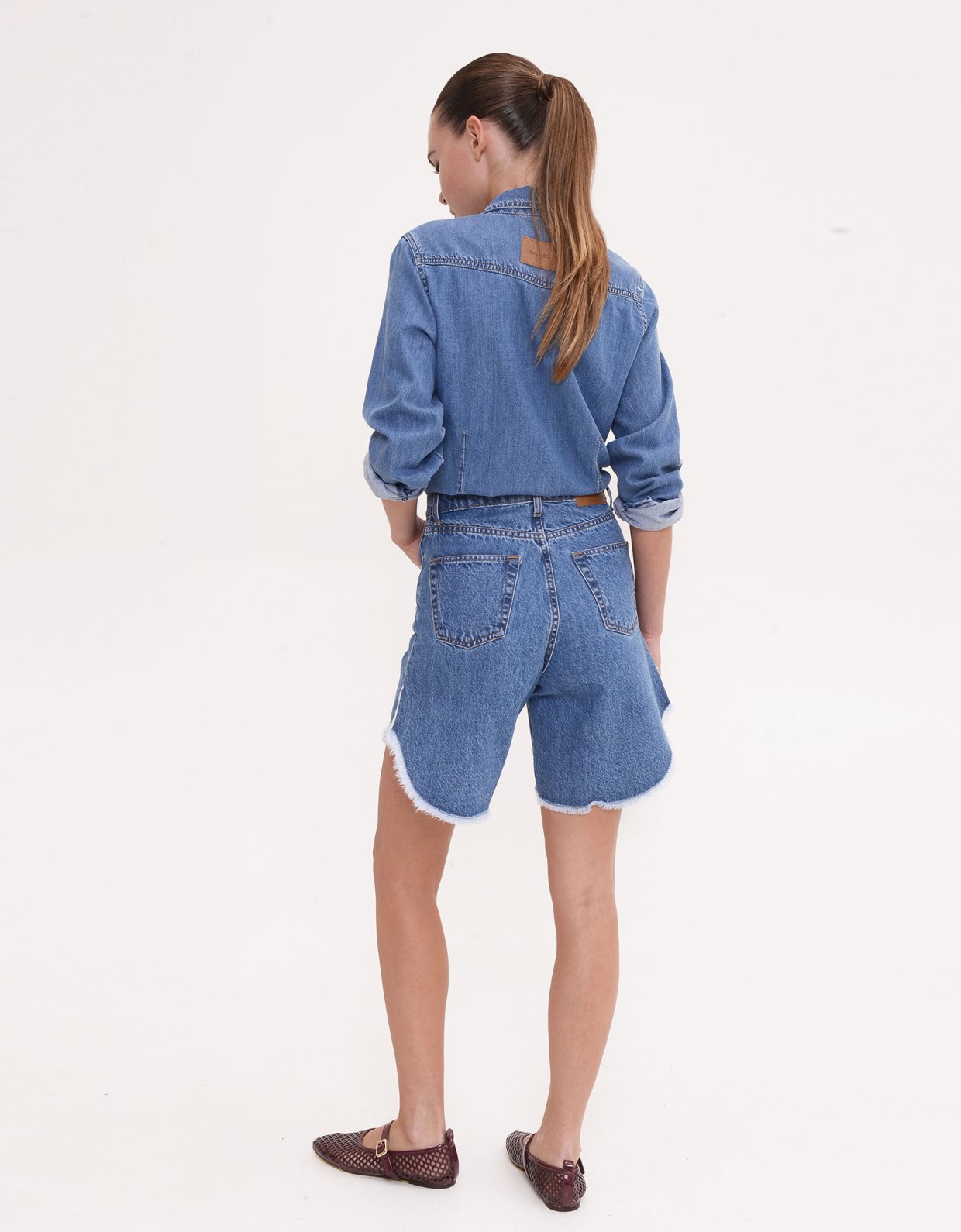 Sac Jeans Olivia bermuda mid blue
