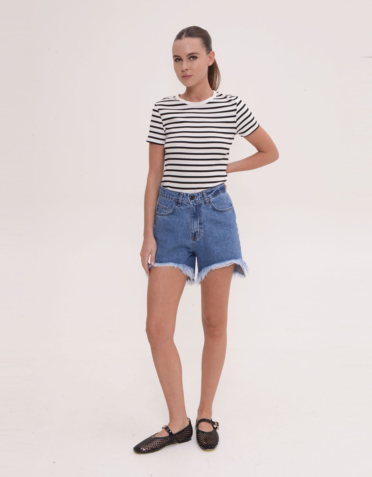 Sac Jeans Rossa shorts mid blue