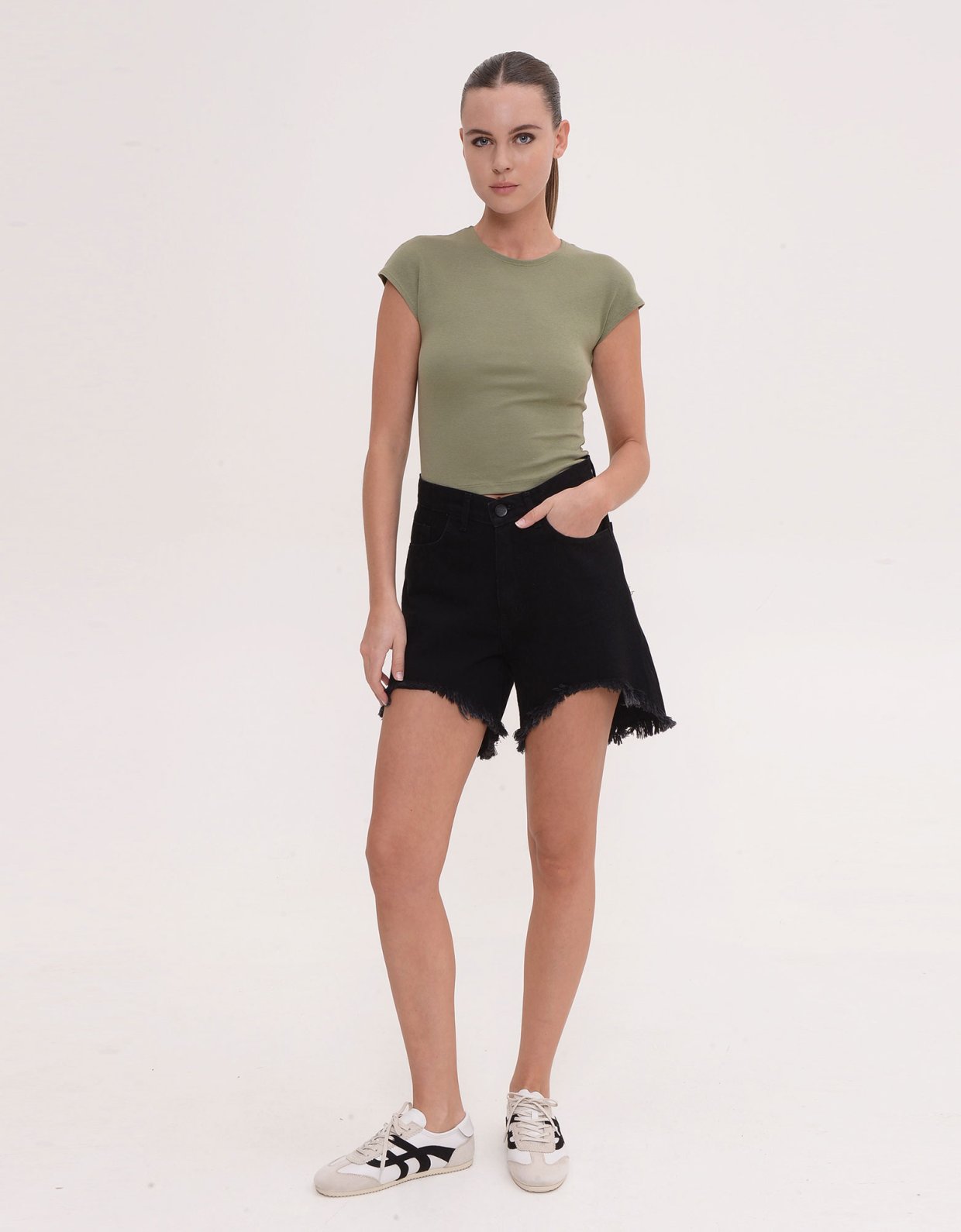 Sac Jeans Rossa shorts black