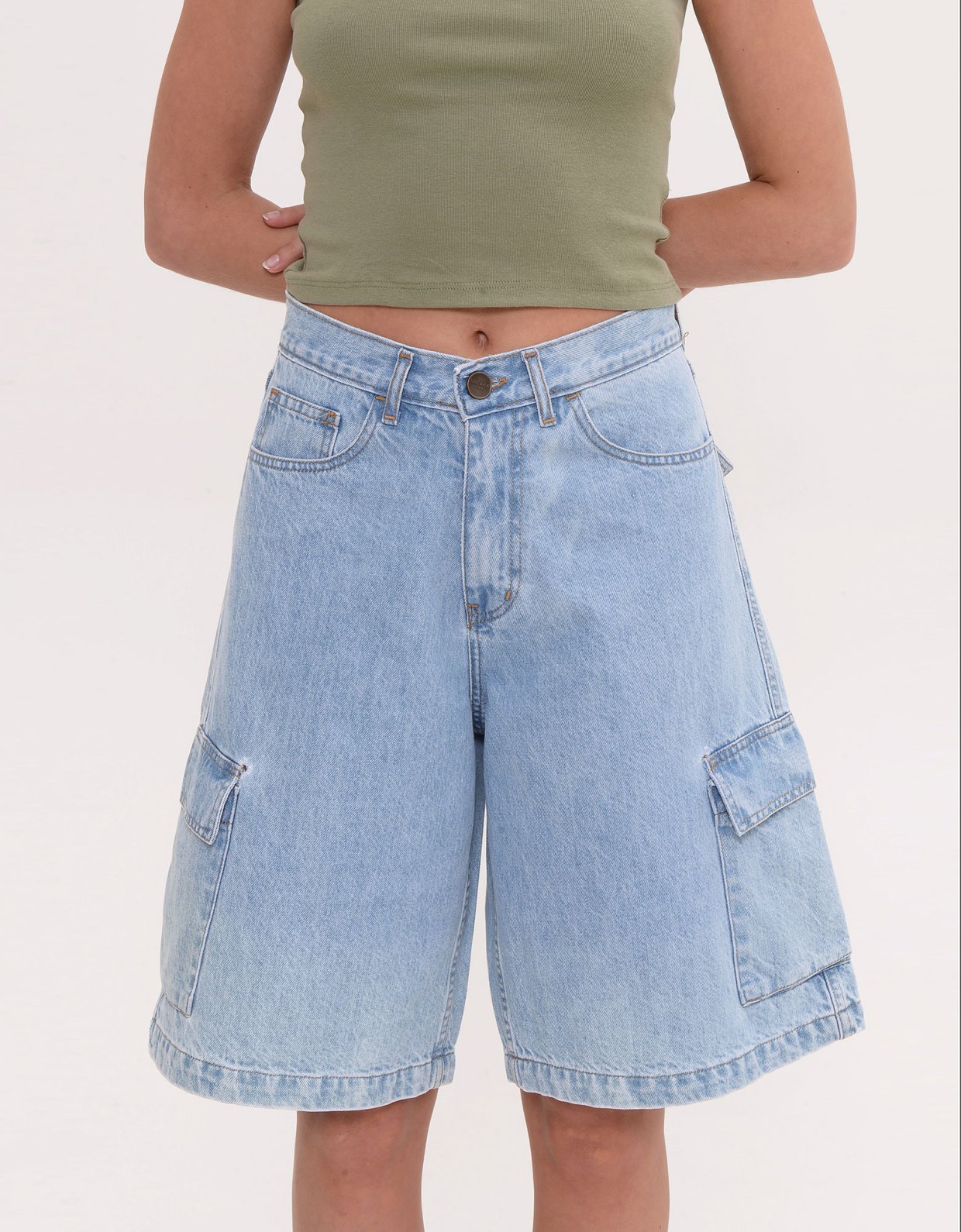 Sac Jeans Dioni bermuda light blue