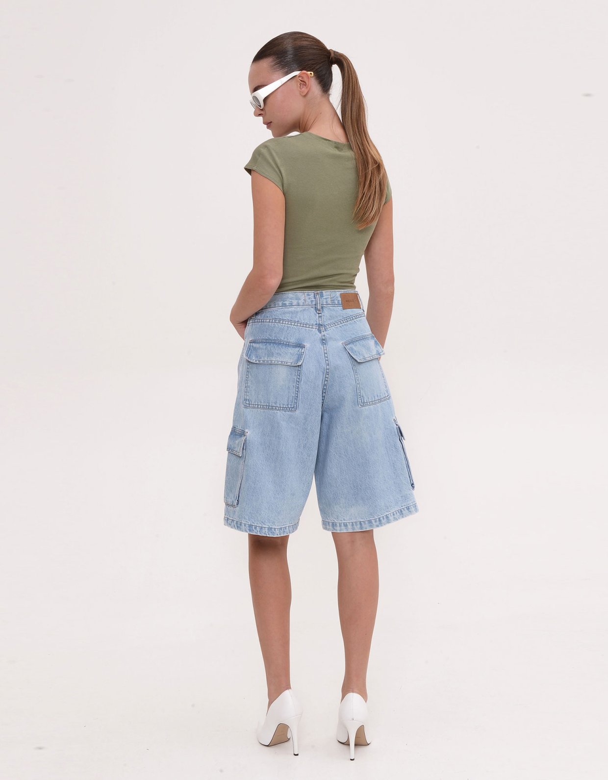 Sac Jeans Dioni bermuda light blue
