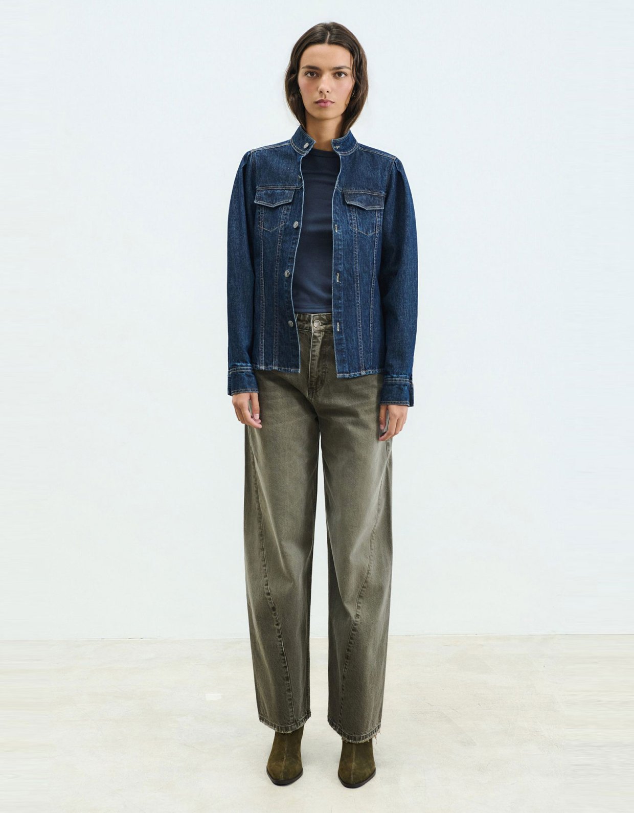 Sac Jeans Emily ocean blue denim shirt