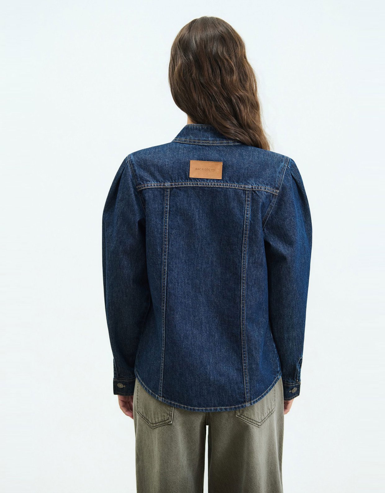 Sac Jeans Emily ocean blue denim shirt