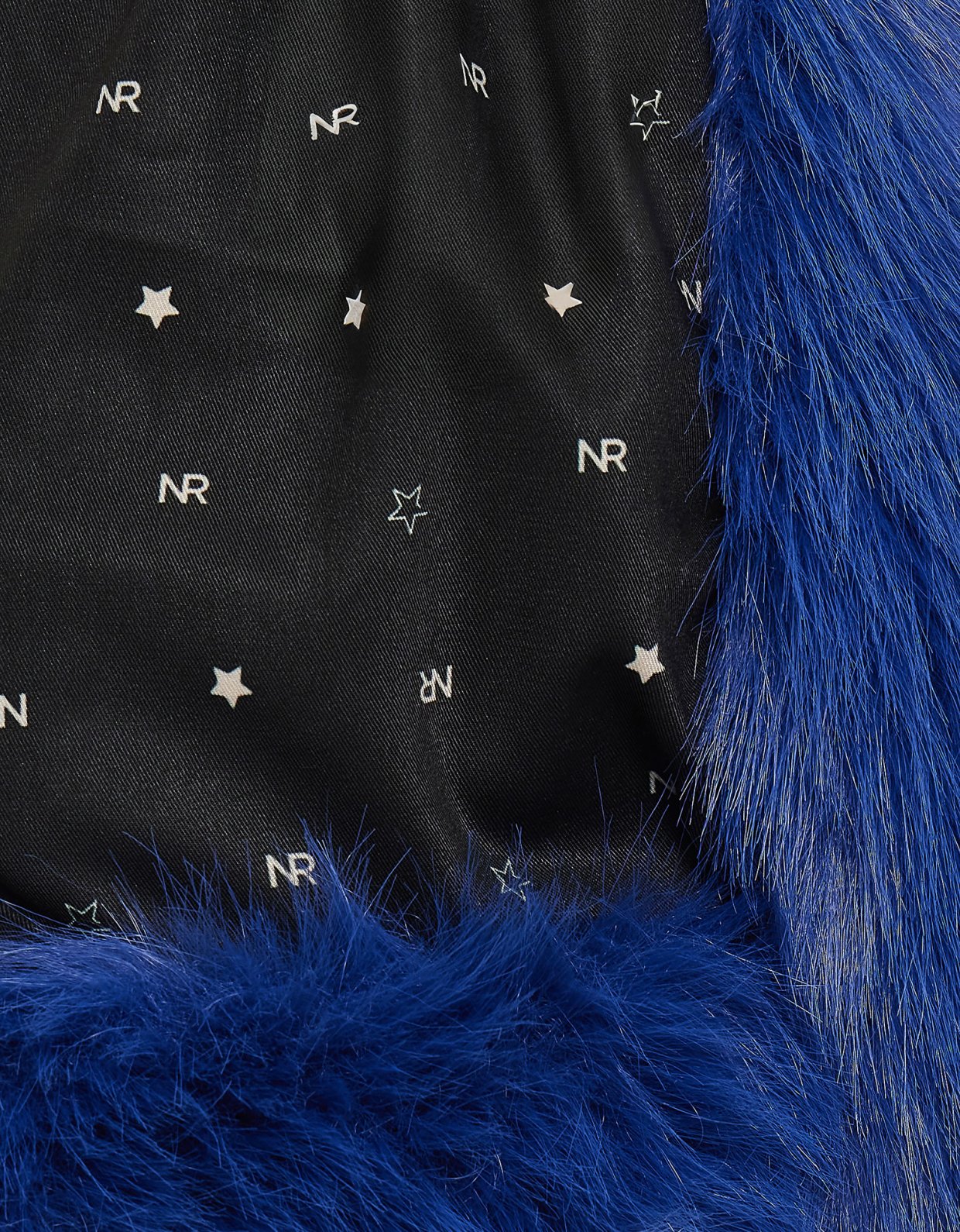 Nadia Rapti Sally fur jacket blue