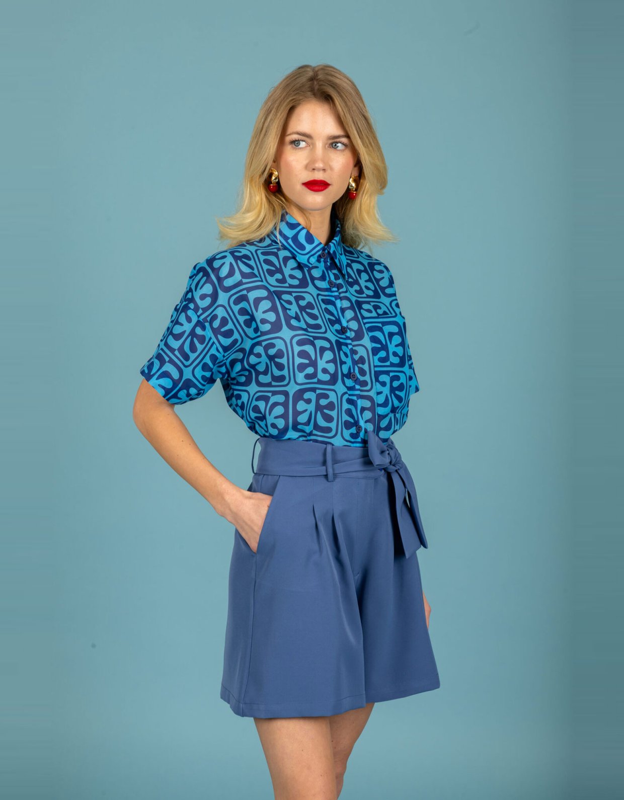 Chaton Salma shorts denim