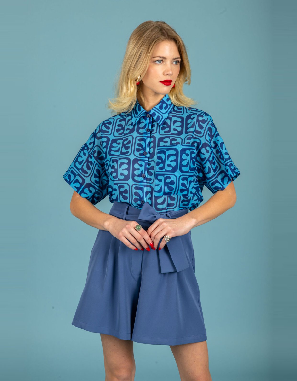 Chaton Salma shorts denim