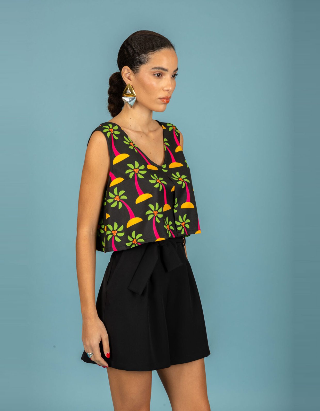Chaton Salma shorts jet black