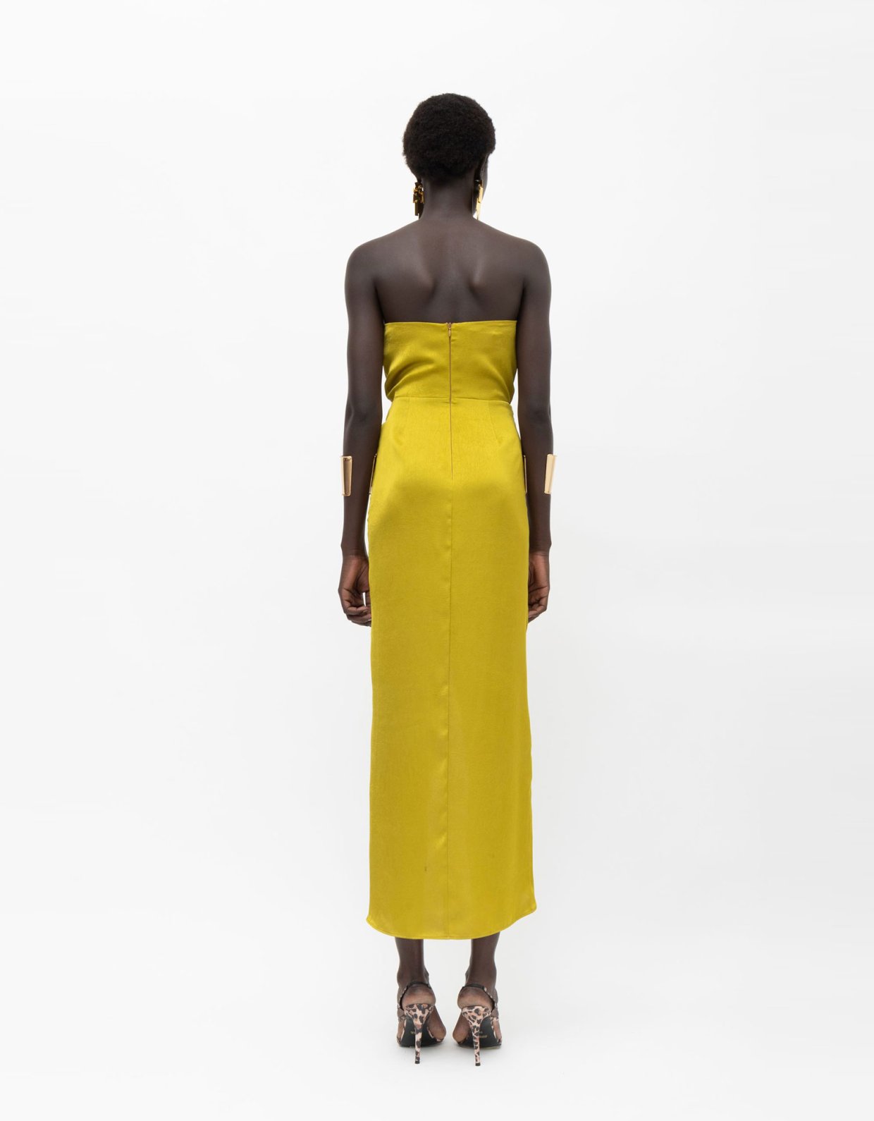 Mallory the label Savanna dress lime