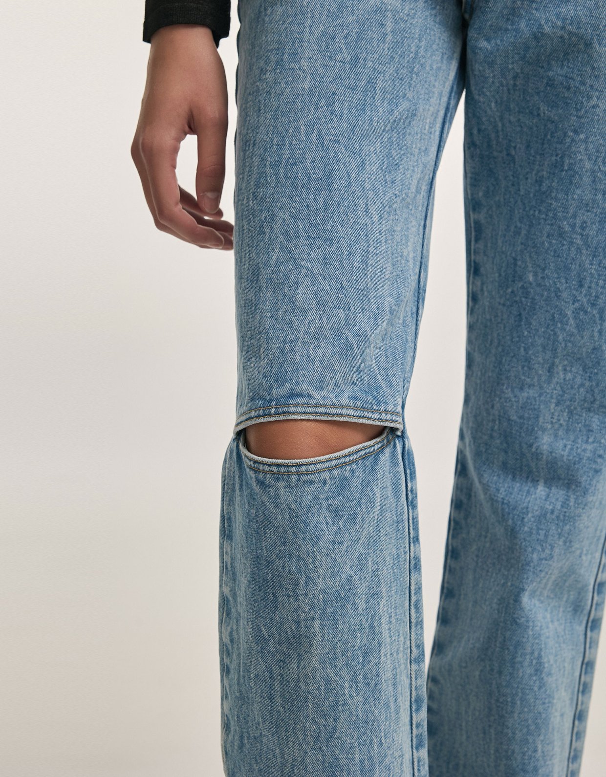 Nadia Rapti Scandal denim trousers blue