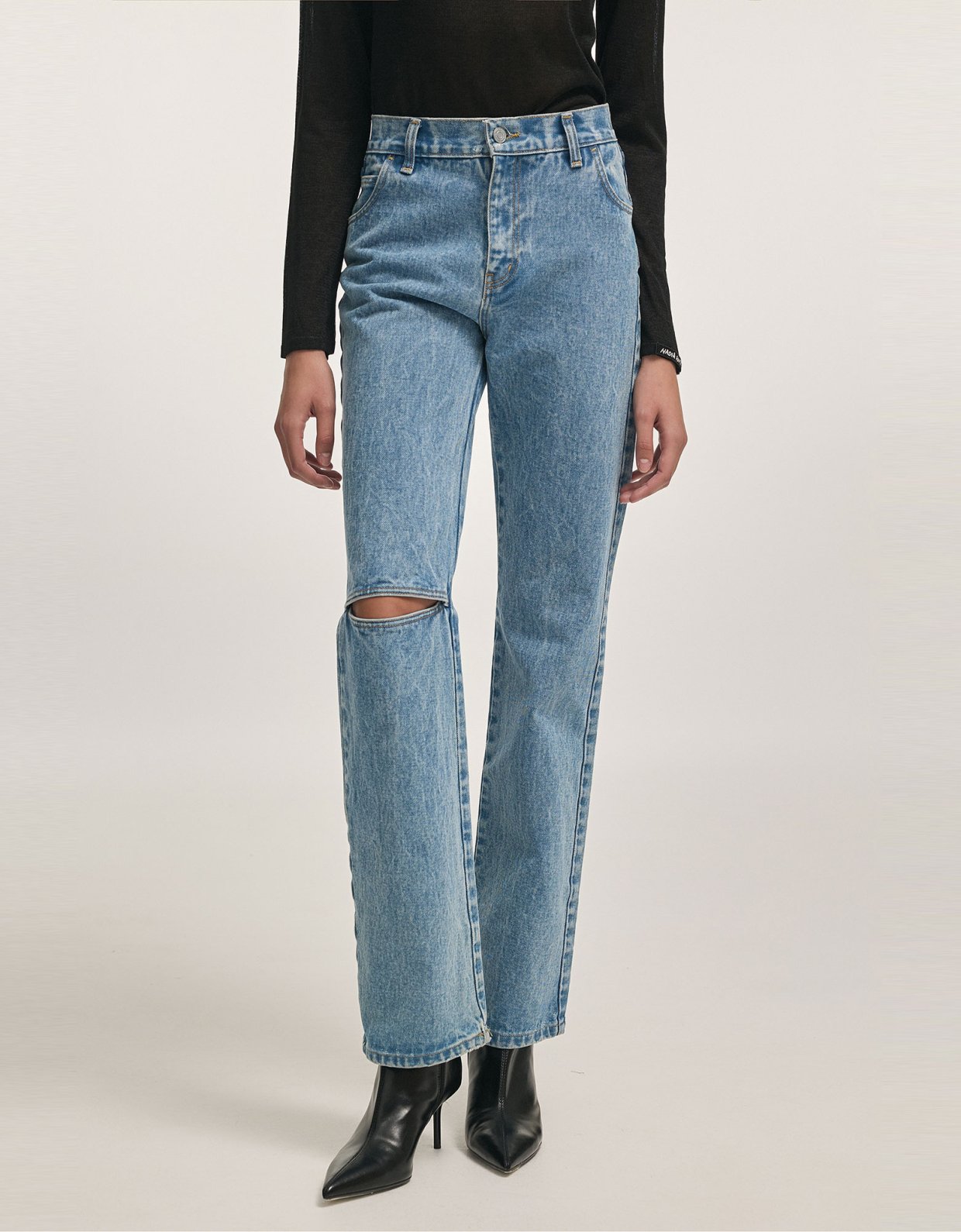 Nadia Rapti Scandal denim trousers blue