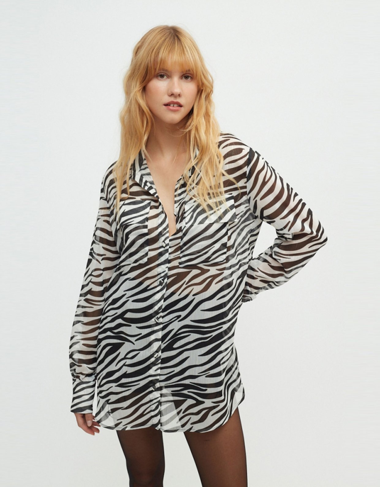 Sunset go Scarlett shirt zebra