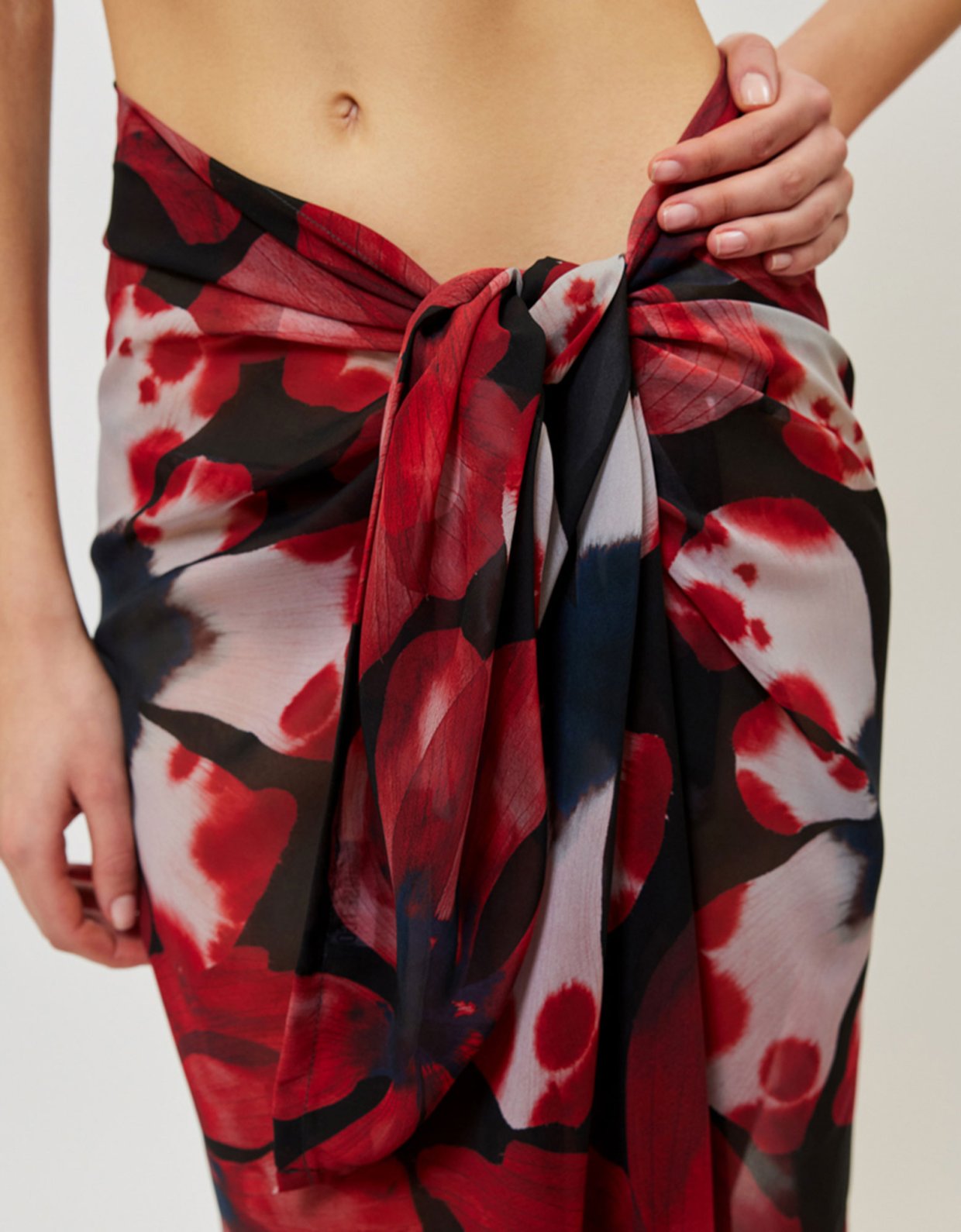 Sunset go Sea breeze pareo flower print