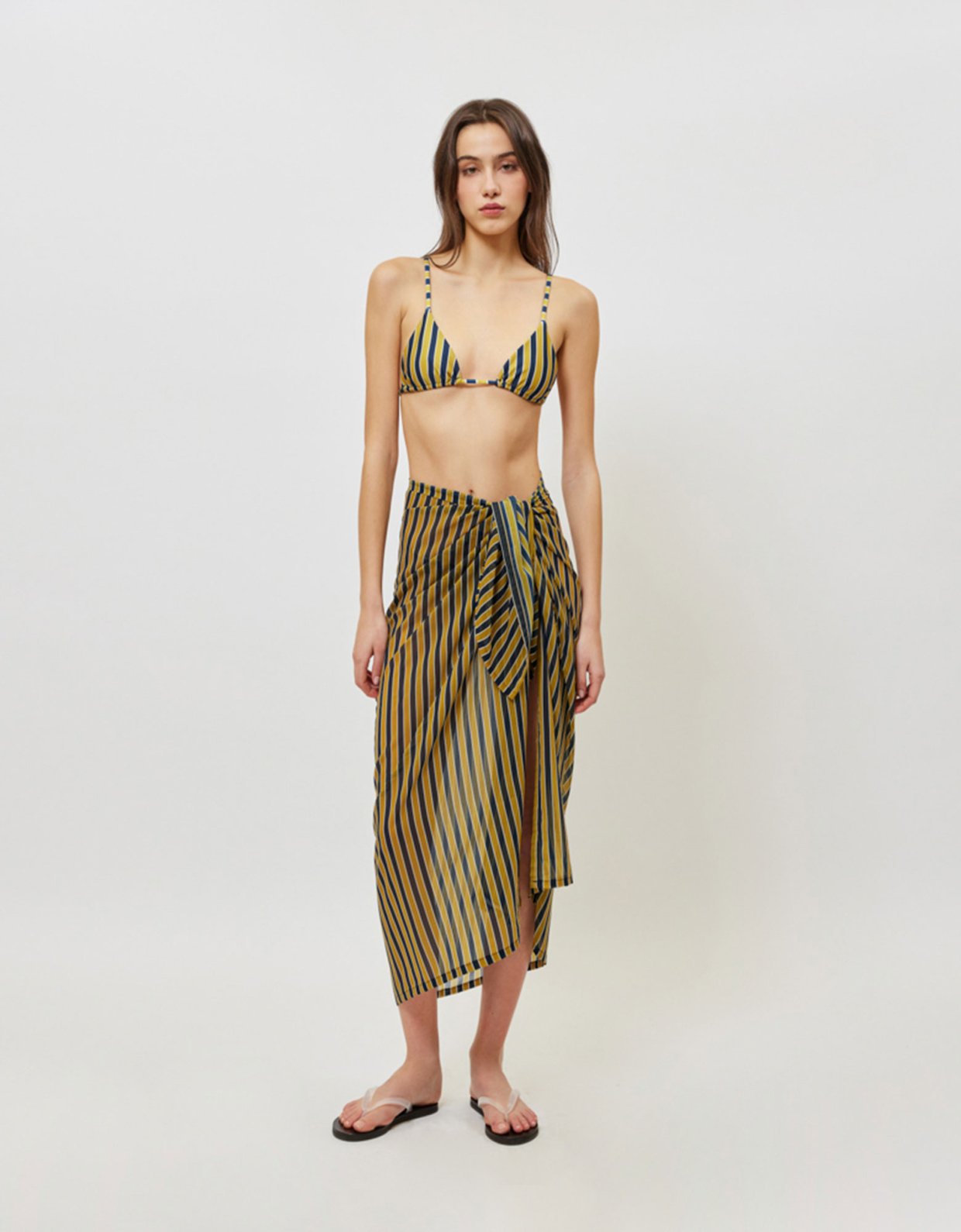 Sunset go Sea breeze pareo oro stripes