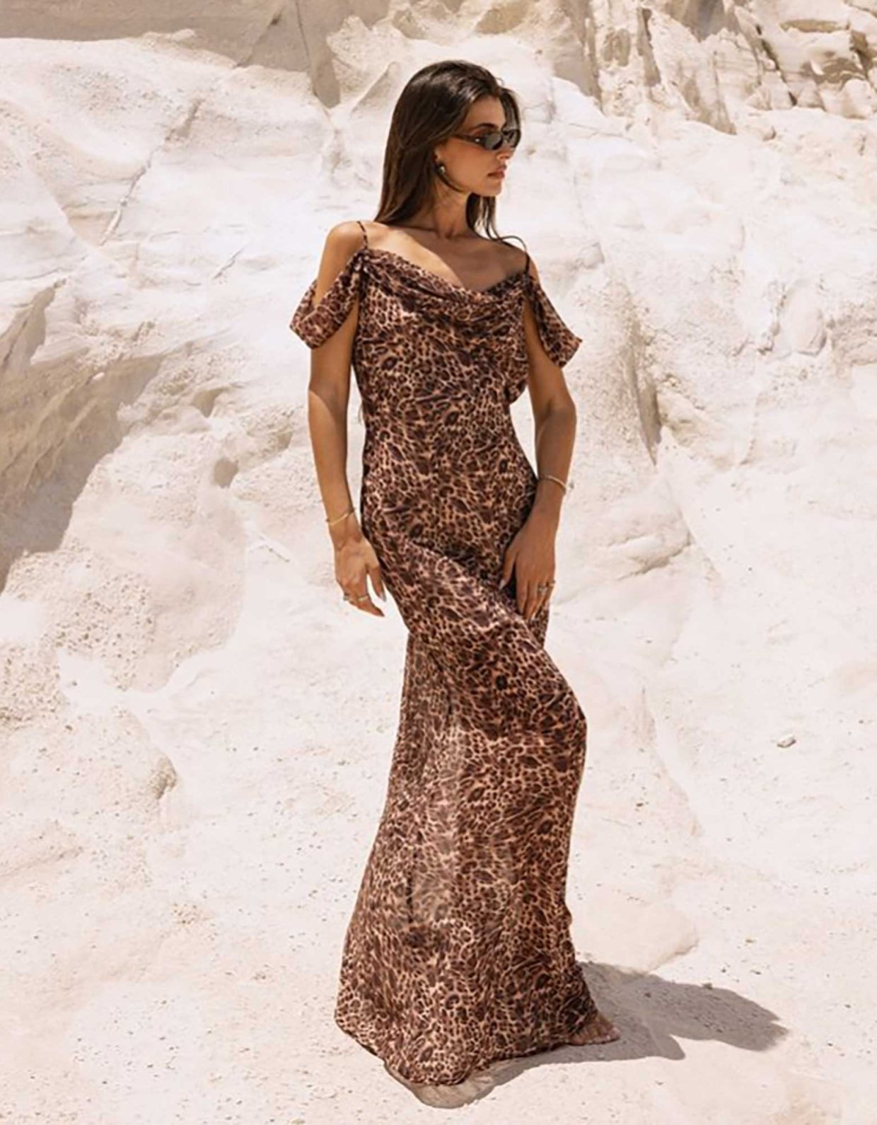 Ciel Concept Wild essence mermaid maxi dress