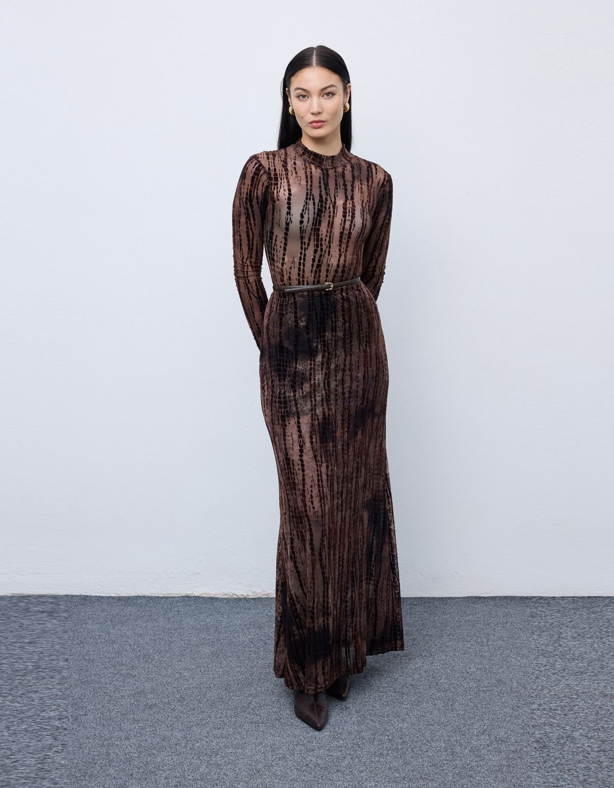 Ciel Concept Second skin mesh mermaid skirt