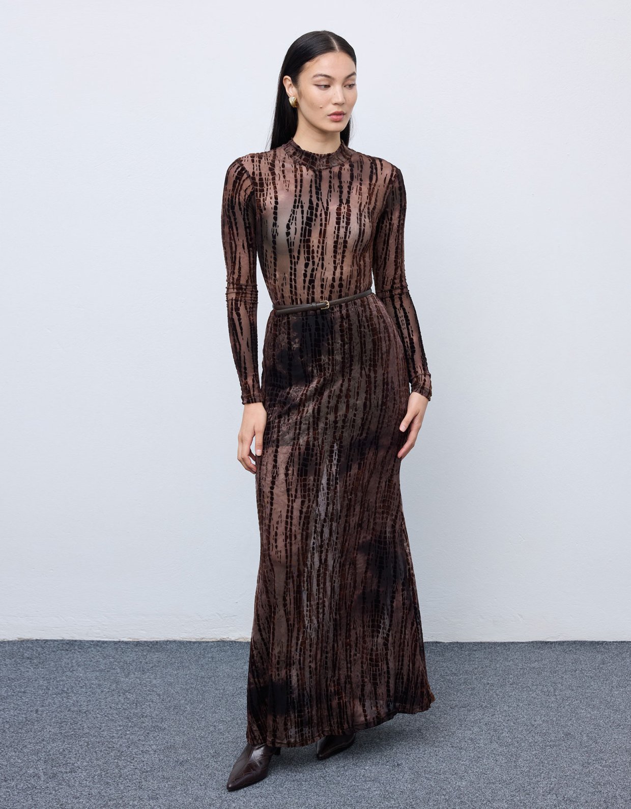 Ciel Concept Second skin mesh mermaid skirt