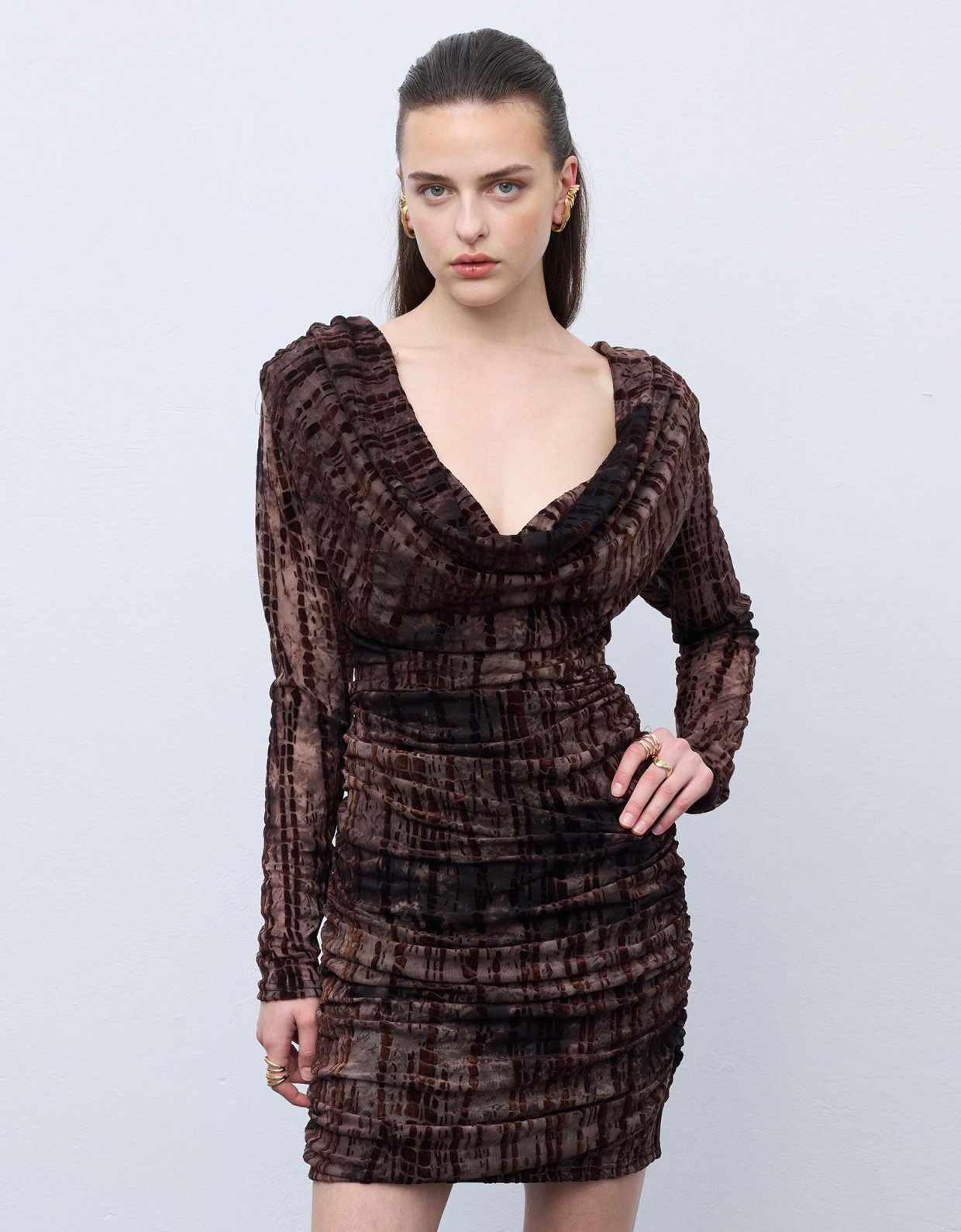 Ciel Concept Second skin mini mesh dress