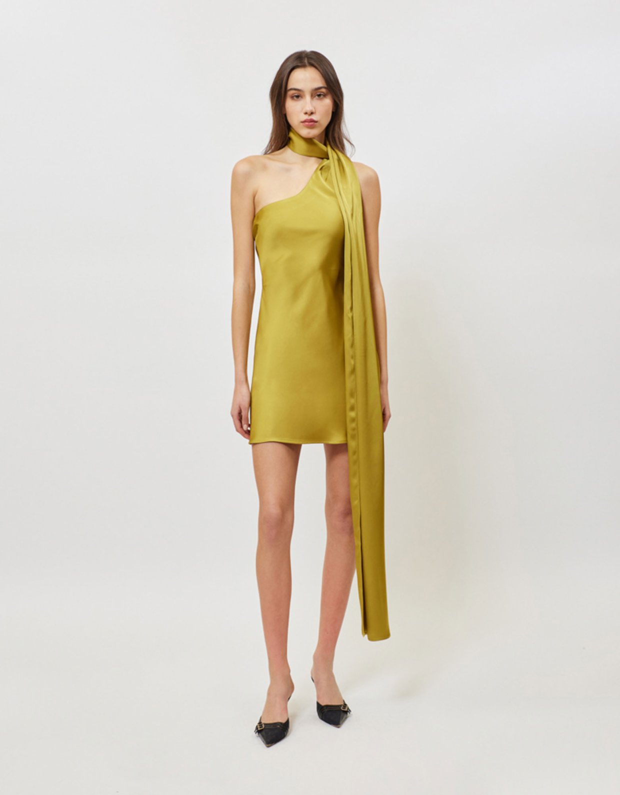 Sunset go Serena dress olive