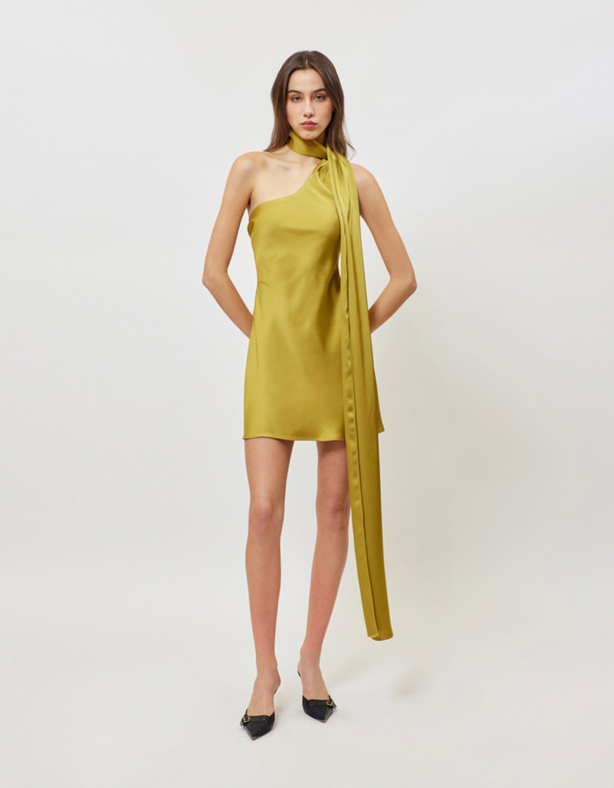 Sunset go Serena dress olive