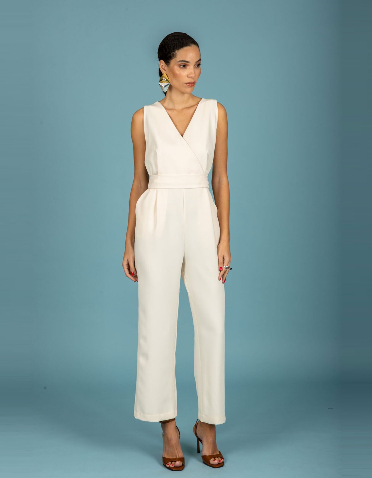 Chaton Sergio jumpsuit vanilla