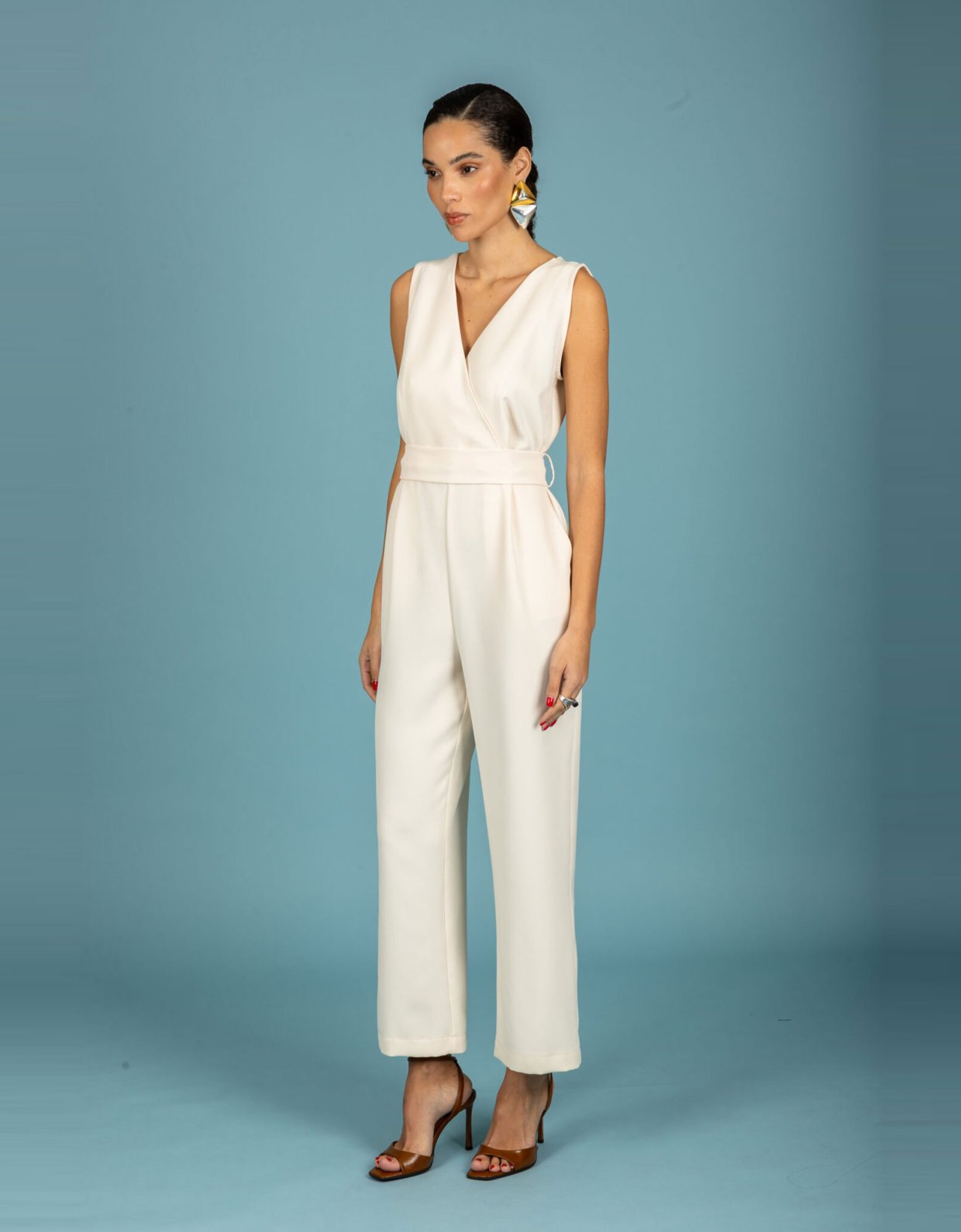 Chaton Sergio jumpsuit vanilla