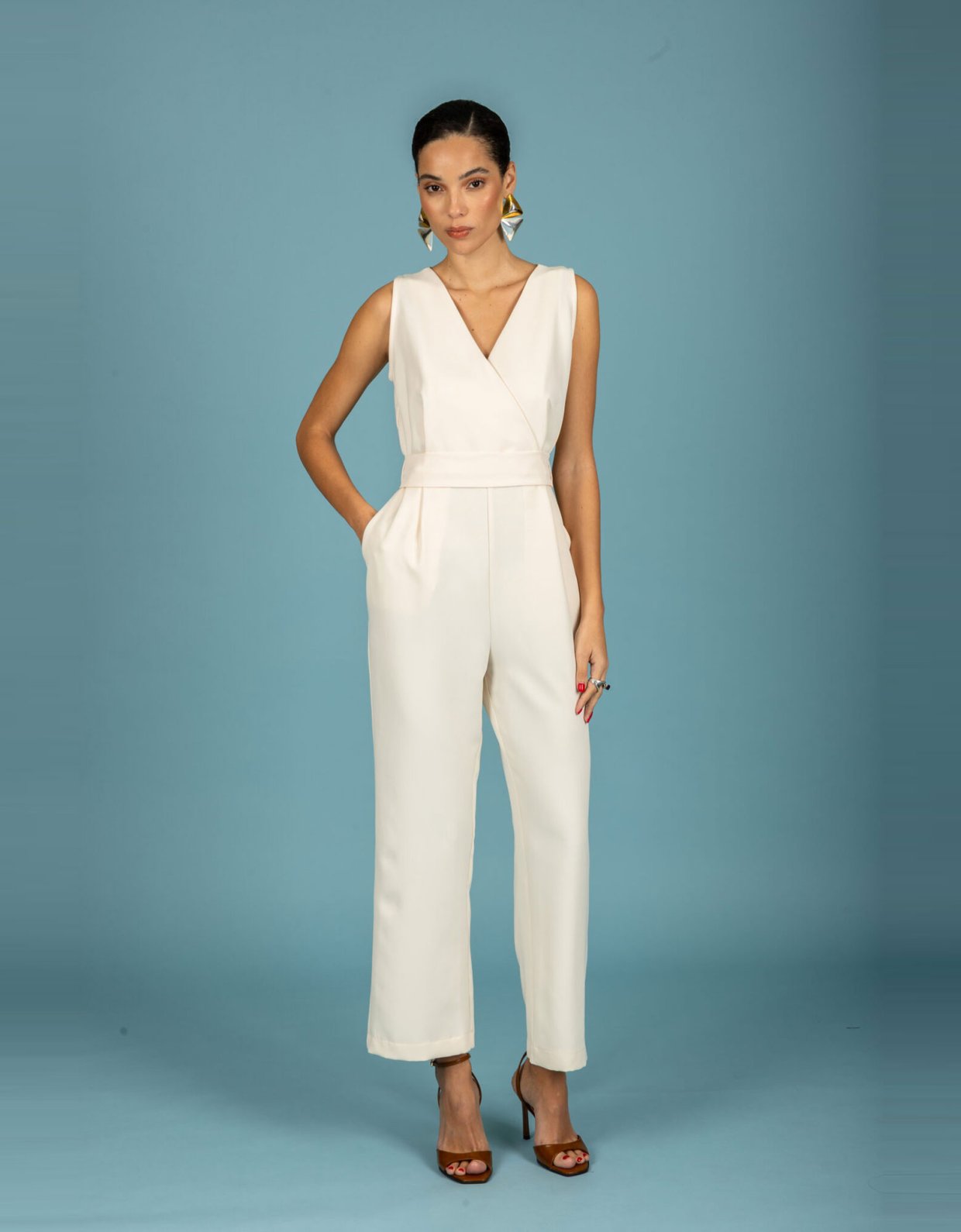 Chaton Sergio jumpsuit vanilla