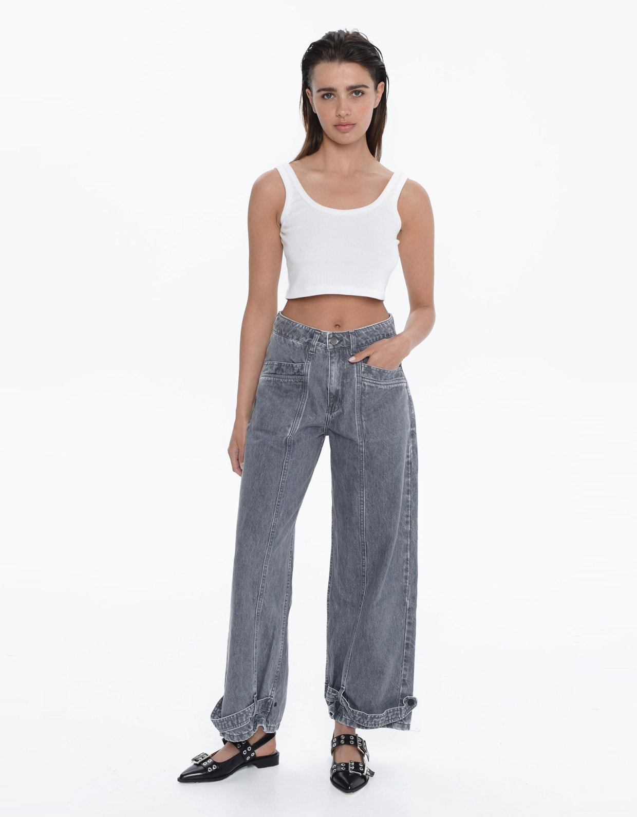 Sac Jeans Skylar denim pants stone black