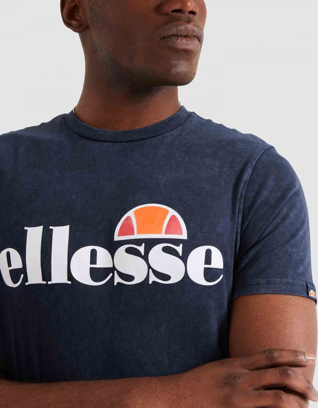 Ellesse SL Prado caustic tee navy