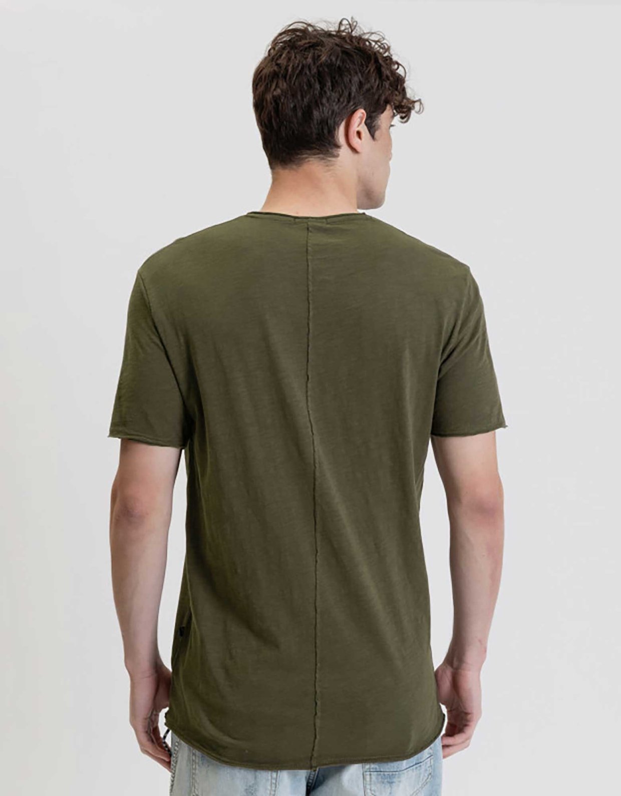 Gianni Lupo Back seam t-shirt military