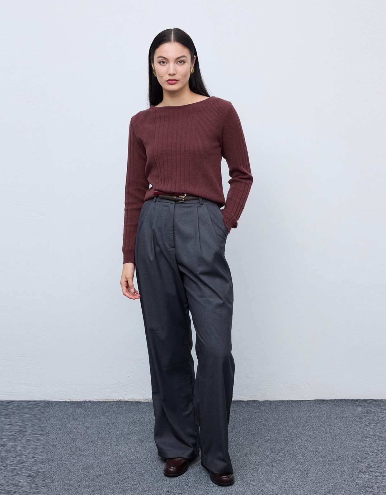 Ciel Concept Stefani knit sweater brown