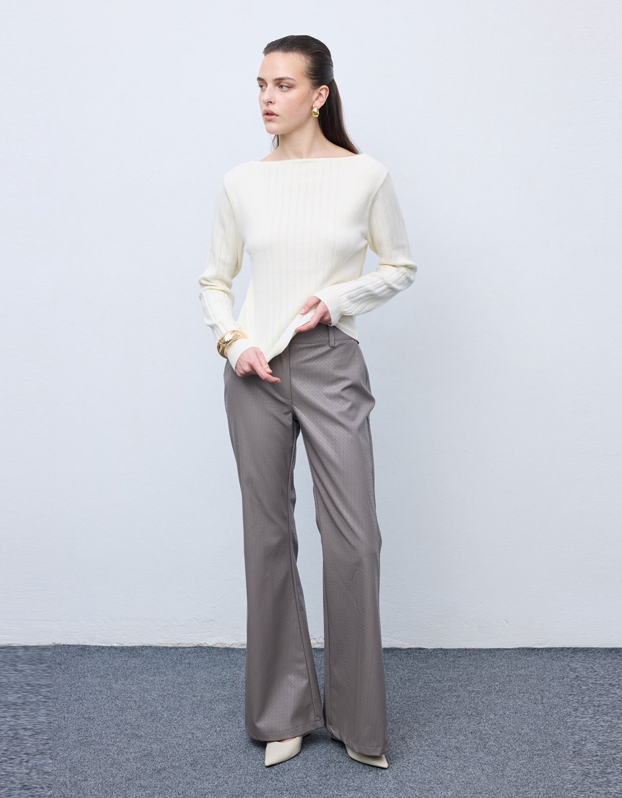 Ciel Concept Stefani knit sweater white