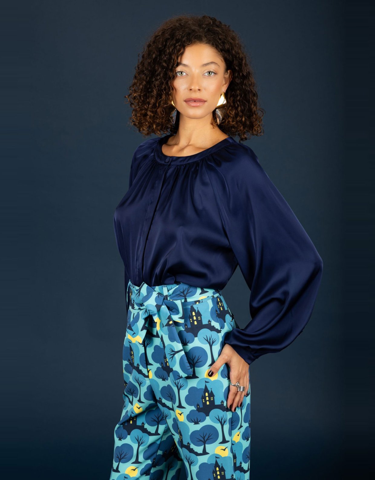 Chaton Stephen shirt blue