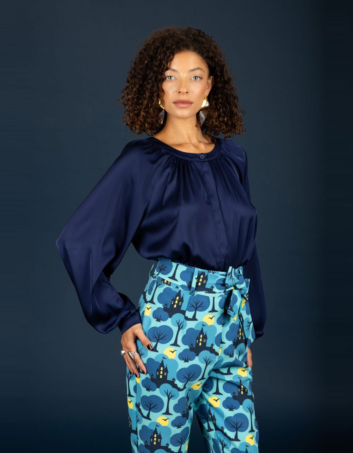 Chaton Stephen shirt blue