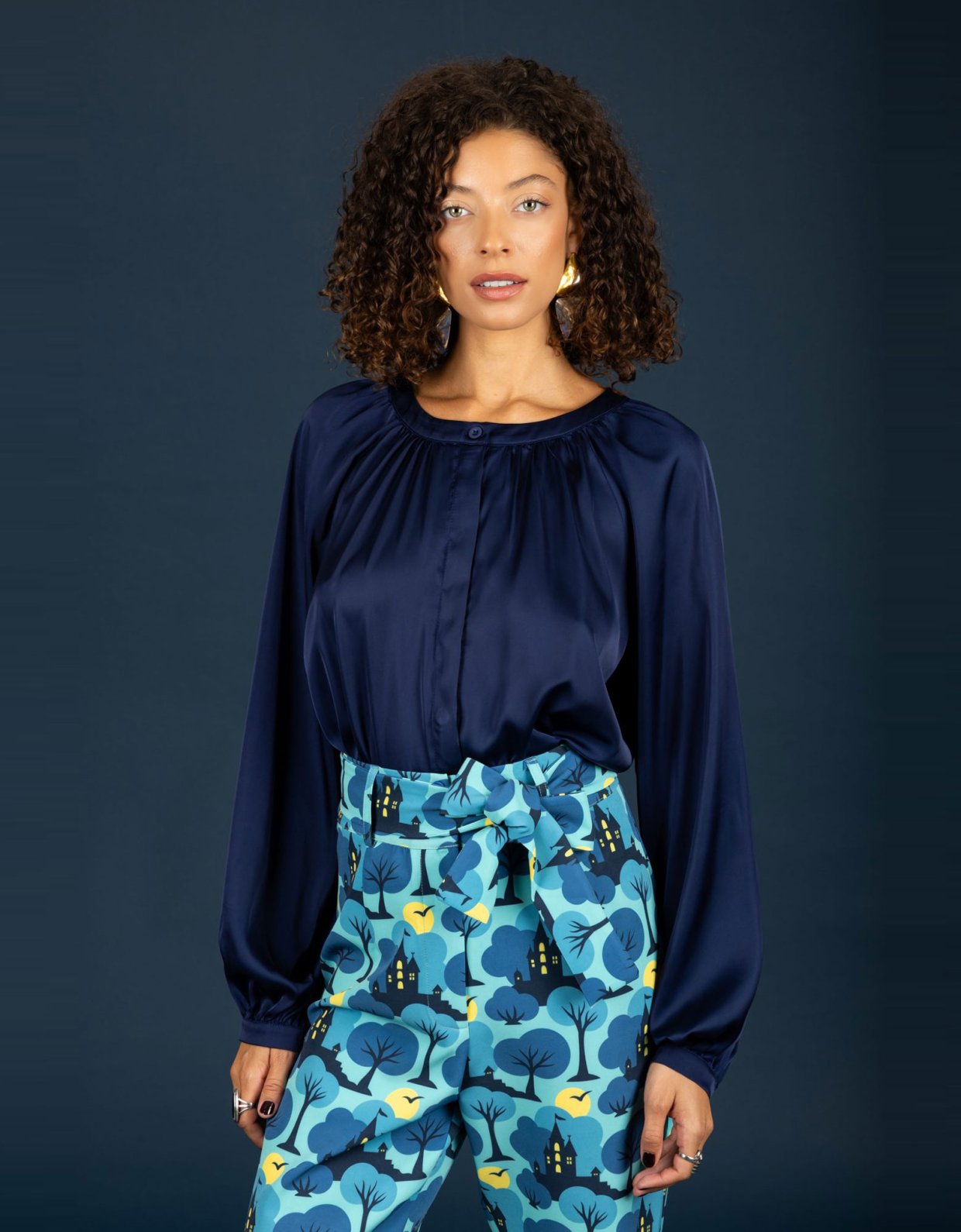 Chaton Stephen shirt blue