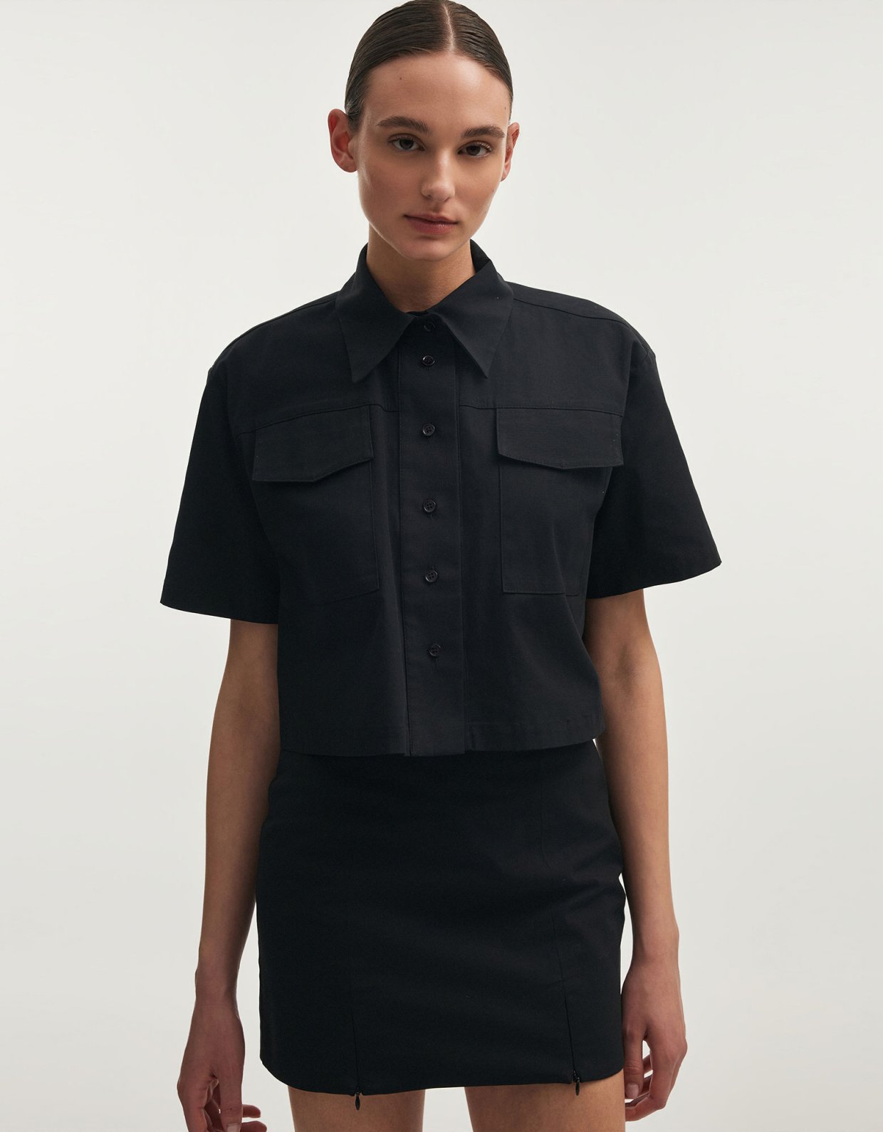 Nadia Rapti Still life shirt black