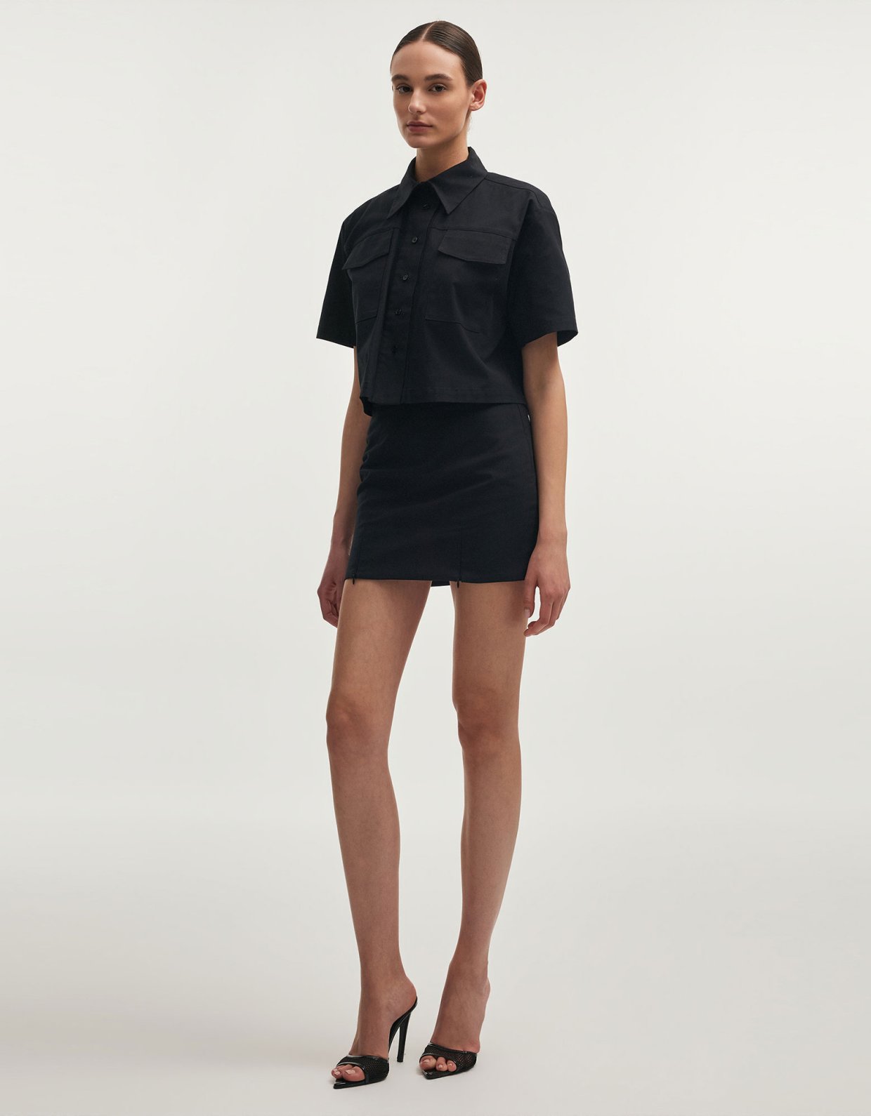 Nadia Rapti Still life shirt black