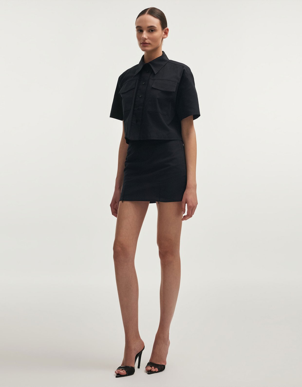 Nadia Rapti Still life mini skirt black