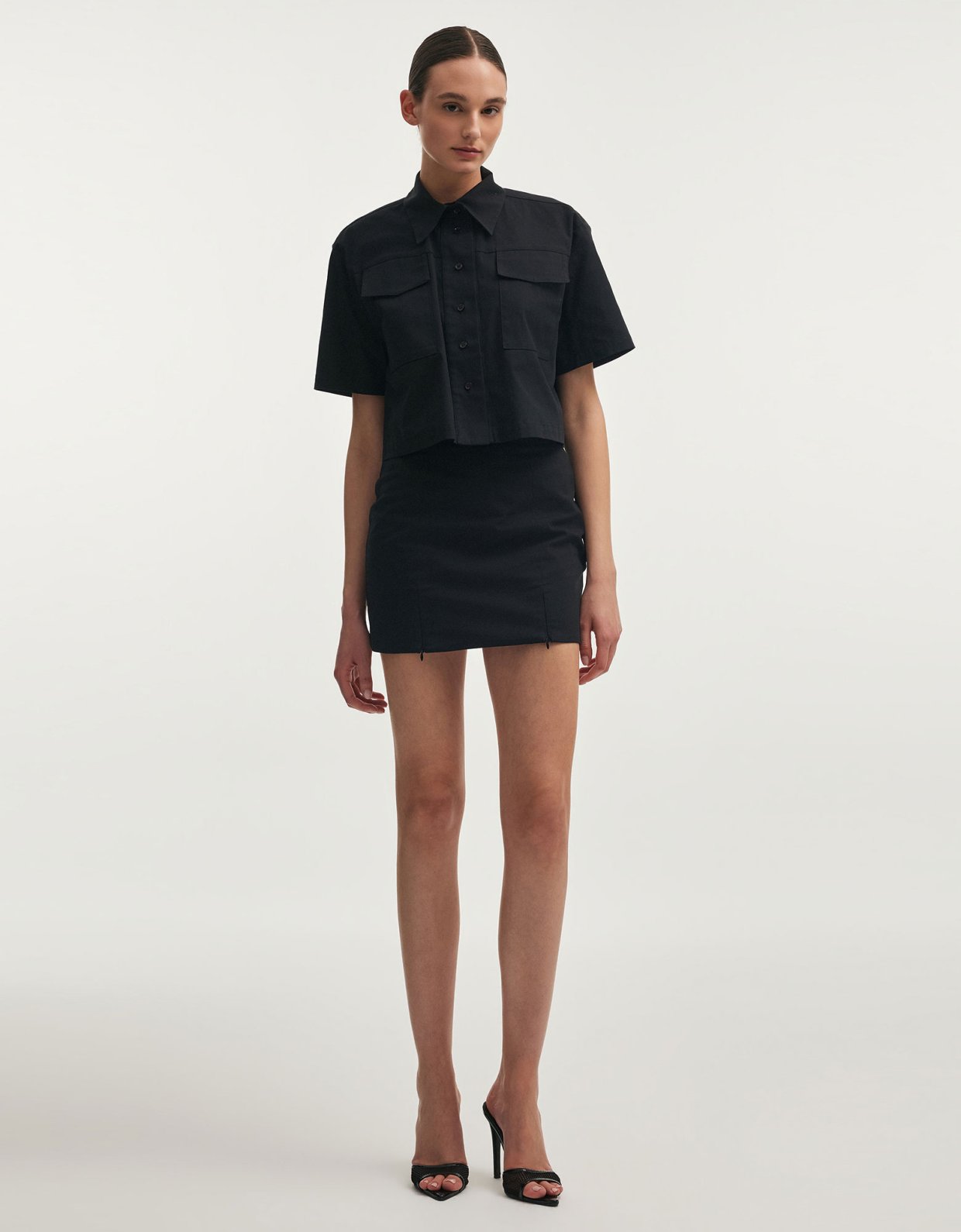 Nadia Rapti Still life mini skirt black