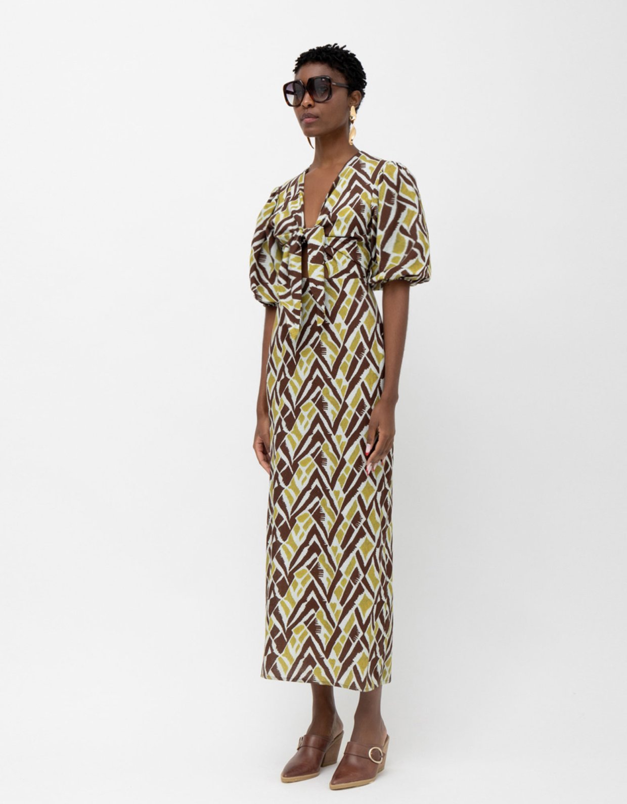 Mallory the label Suez dress ethnic print