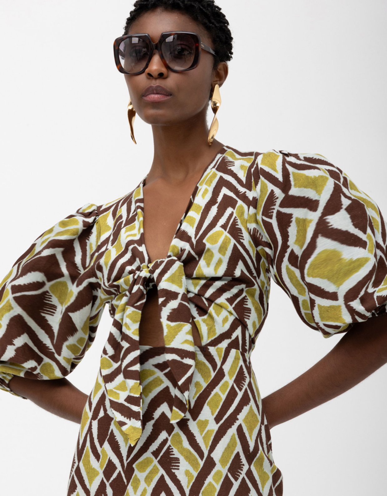 Mallory the label Suez dress ethnic print
