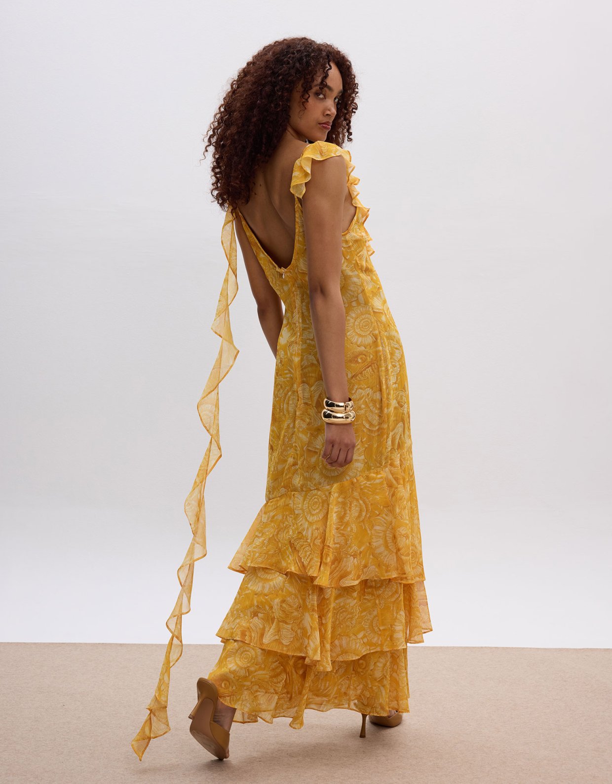 Ciel Concept Sun pearl ruffle dress