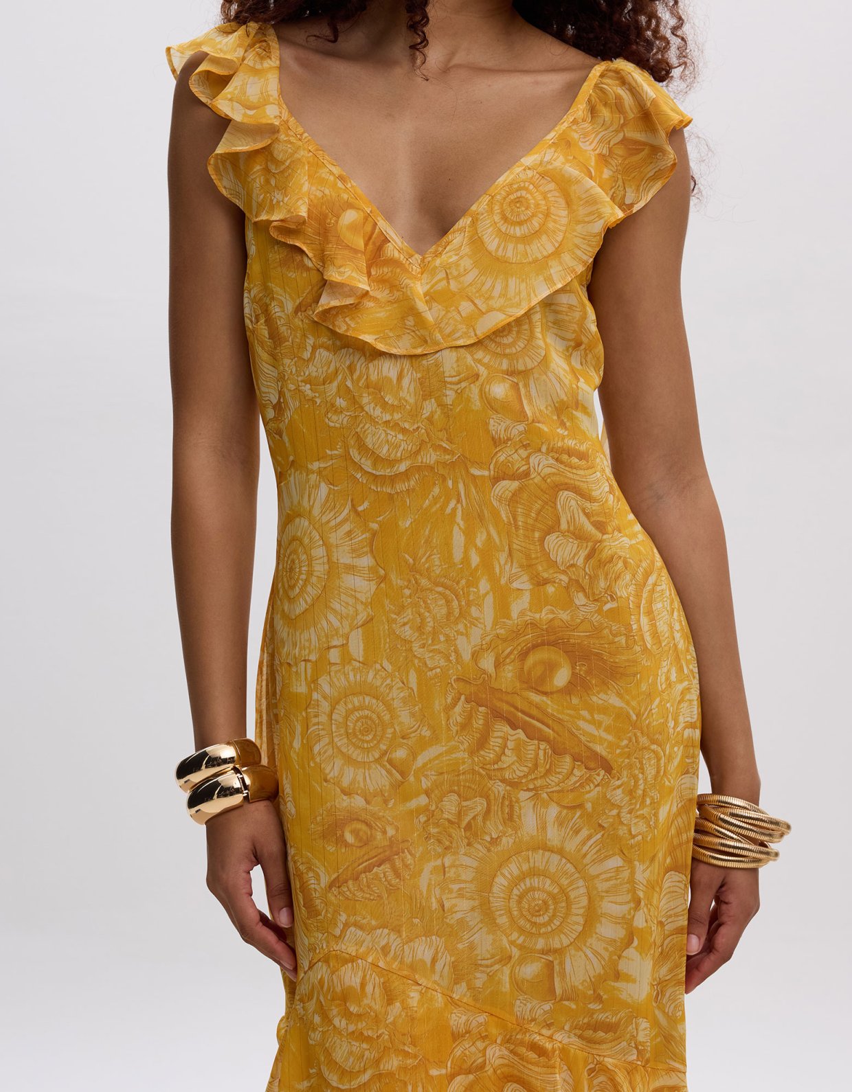 Ciel Concept Sun pearl ruffle dress