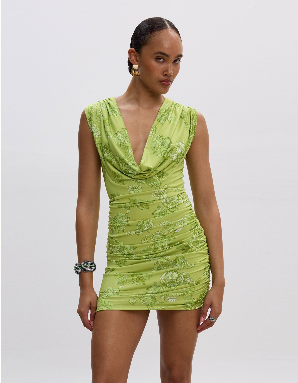 Ciel Concept Sunny lime mini zersei polymorphic dress