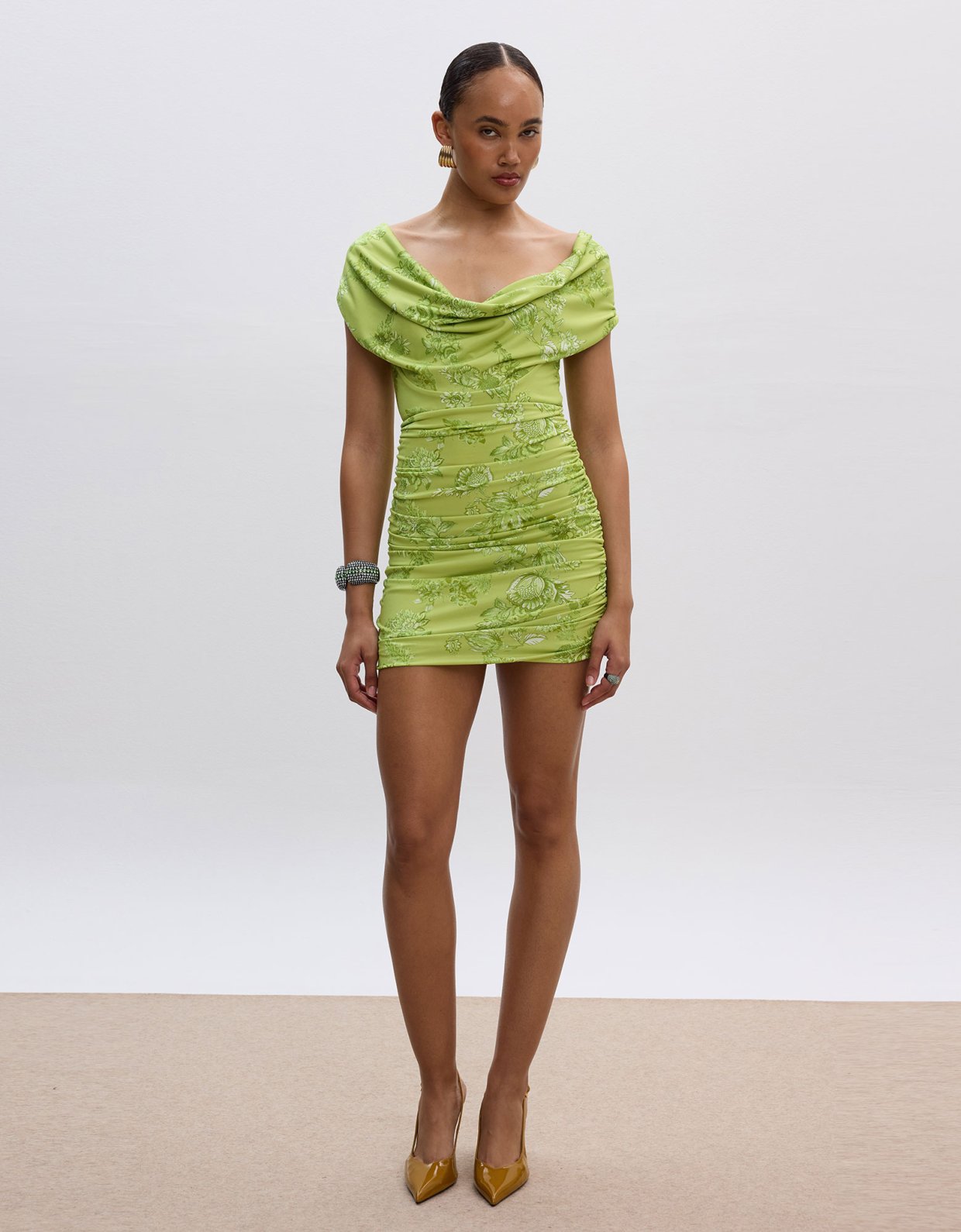 Ciel Concept Sunny lime mini zersei polymorphic dress