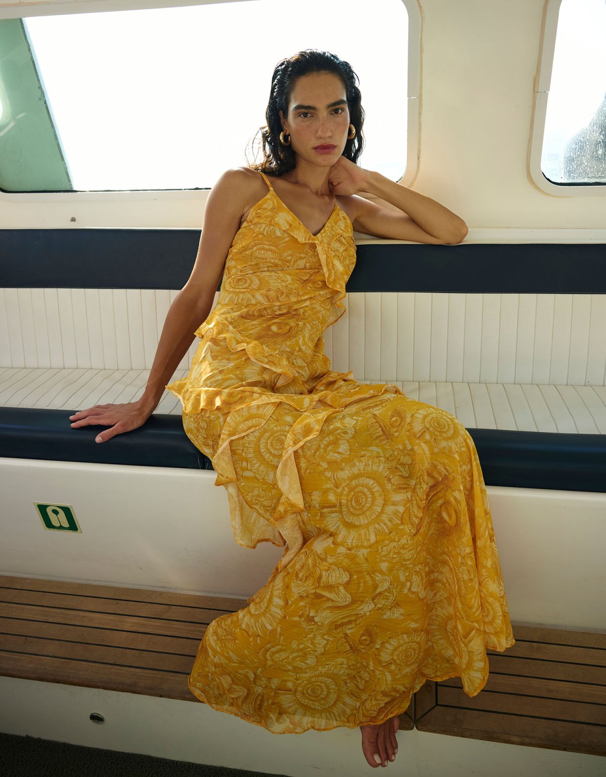 Ciel Concept Sun pearl ruffle dress