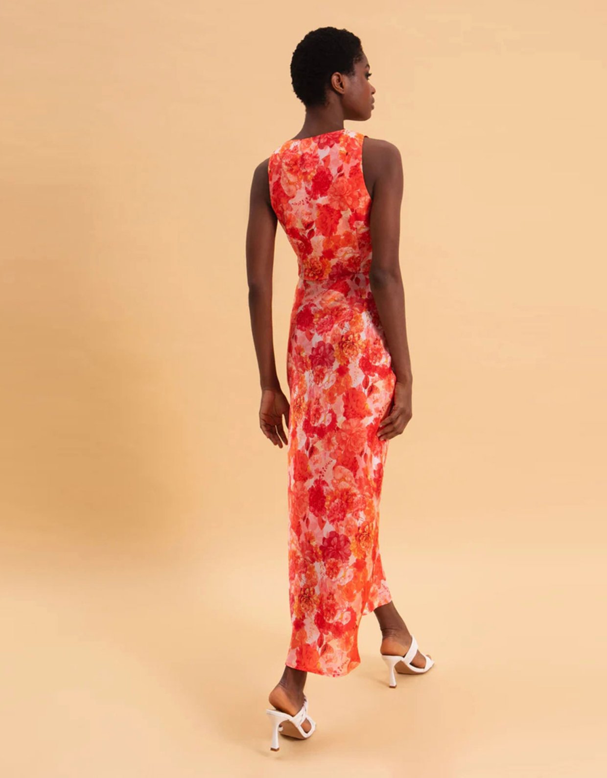 Eveleya Sunset dream midi satin dress