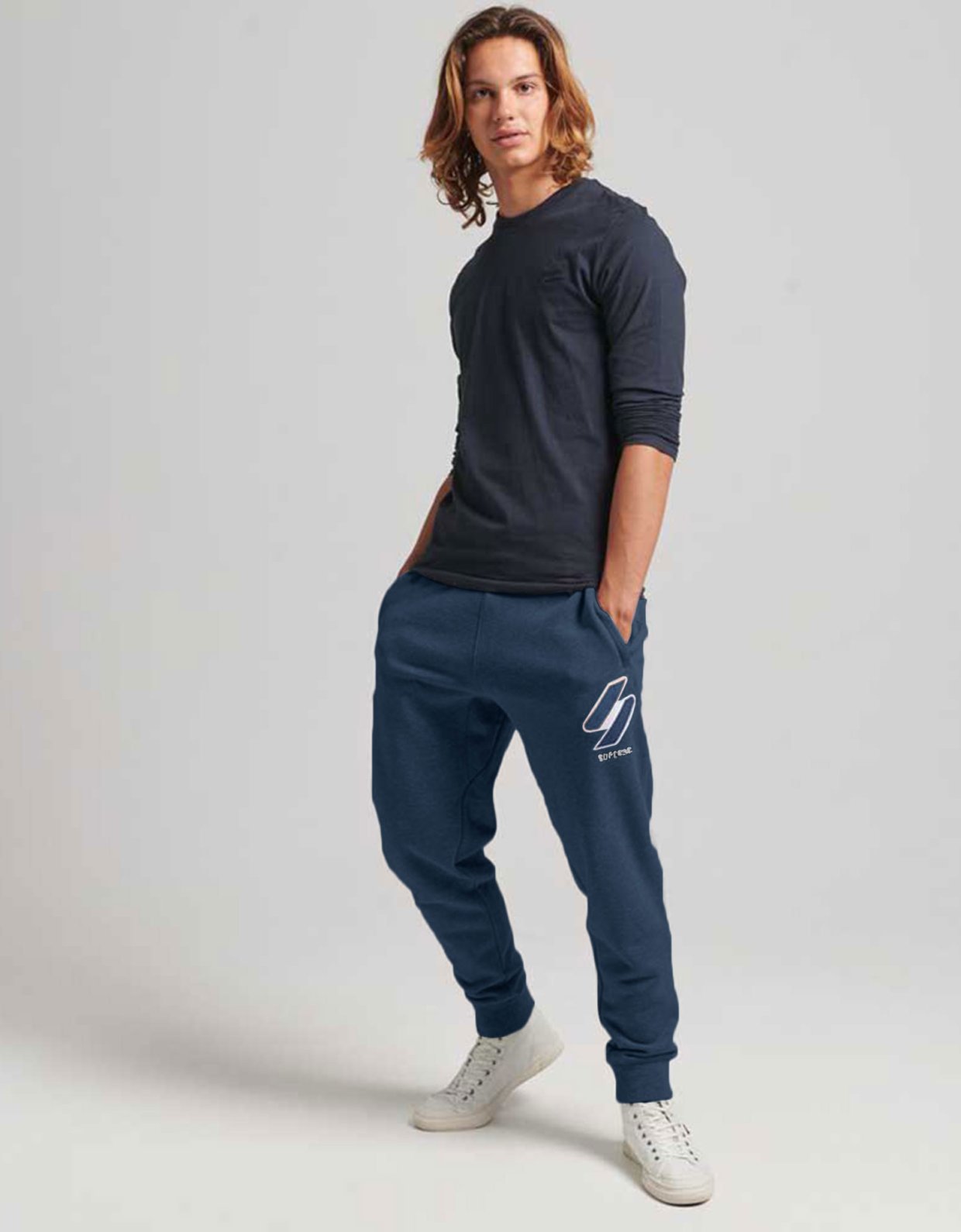 Superdry Code sl classic apq jogger zinc blue