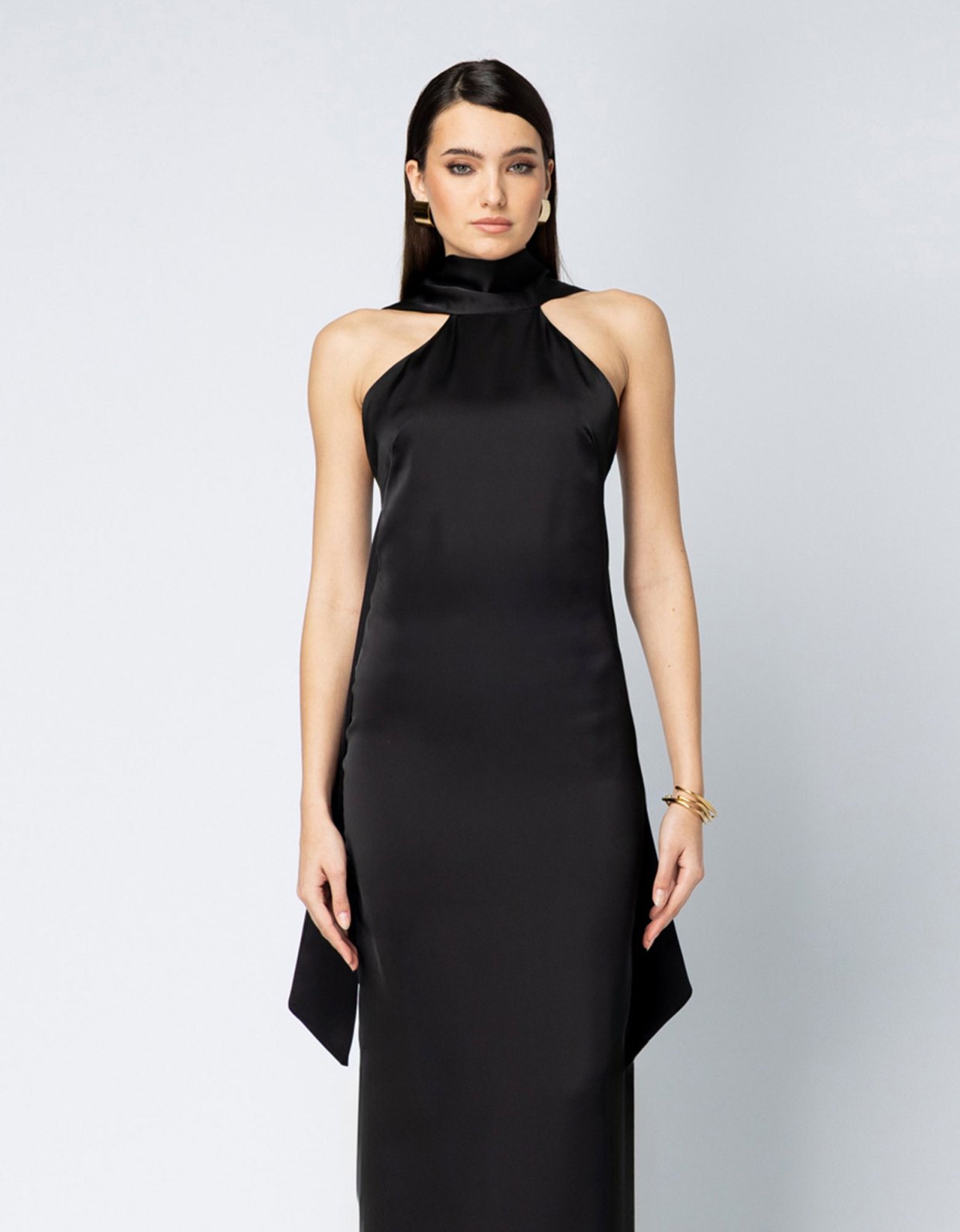 Foreveryoung Sylvie midi dress black
