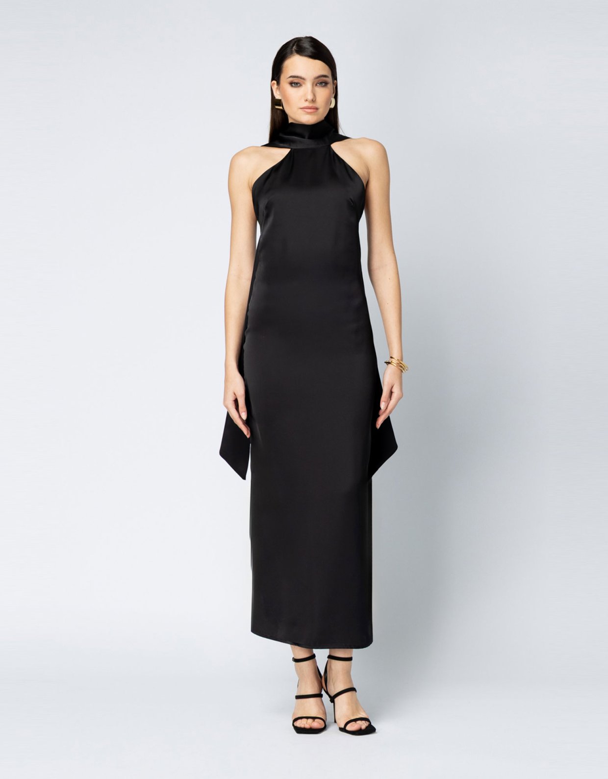 Foreveryoung Sylvie midi dress black